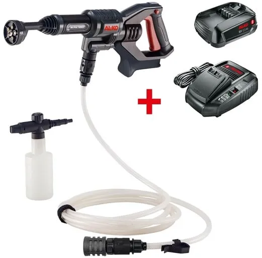 AL-KO Högtryckstvätt Batteri trycktvätt PW 1850 18 V inkl. batteri och laddare